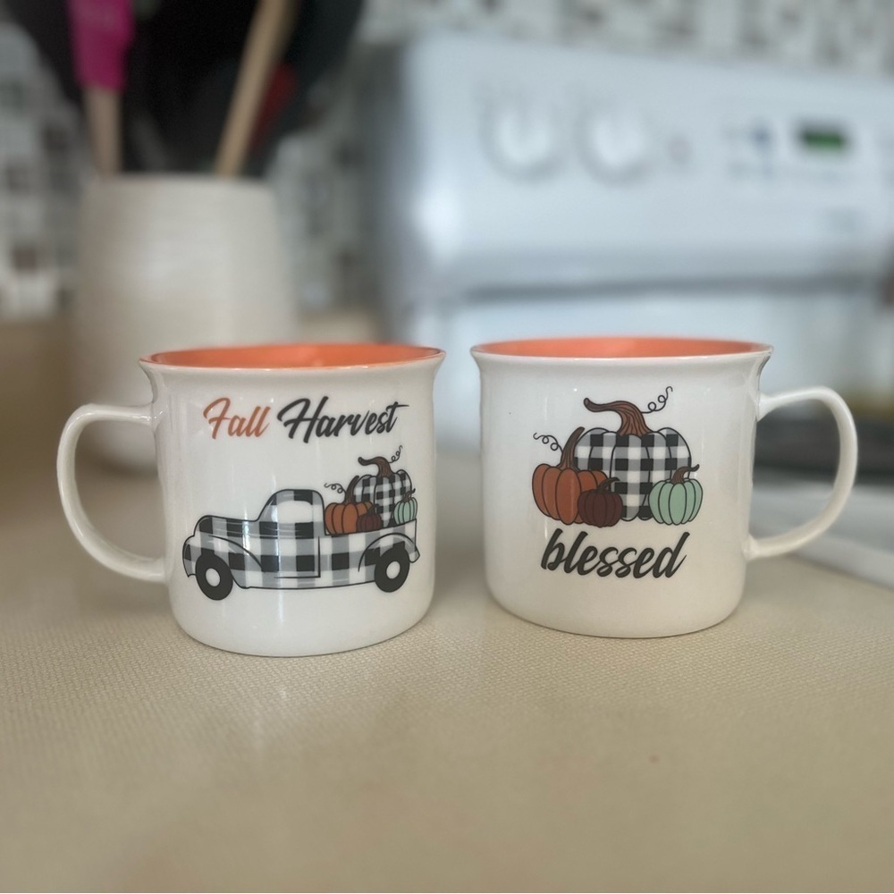 2 Fall/Autumn Mugs